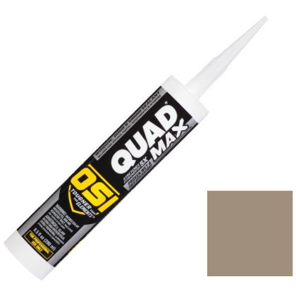 OSI Quad Max Window Door Siding Sealant Caulk 10oz Khaki Brown 456