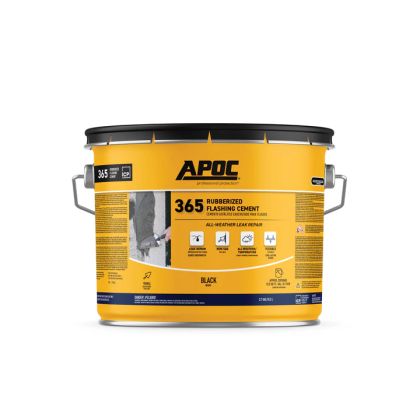 APOC 365 Rubberized Flashing Cement Bucket 3 gal Black