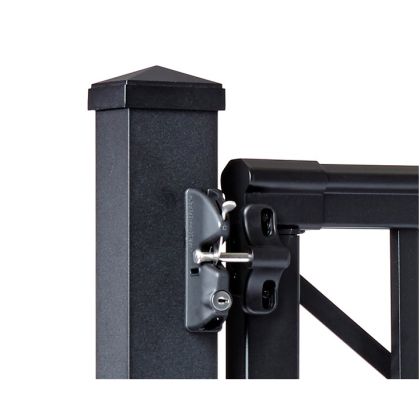 AFCO Black Gate Lock Latch