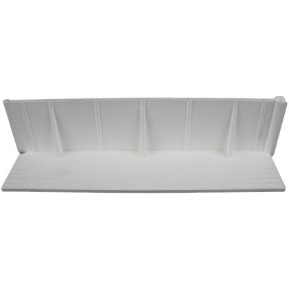 ChemLink F1356 E-Curb Straight 8" White