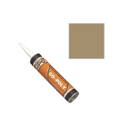 NPC 700 Co Poly Caulk 10oz Khaki Brown 7071 12/carton