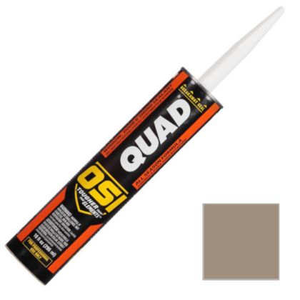 OSI Quad Window Door Siding Sealant Caulk 10oz Pearl Gray 541