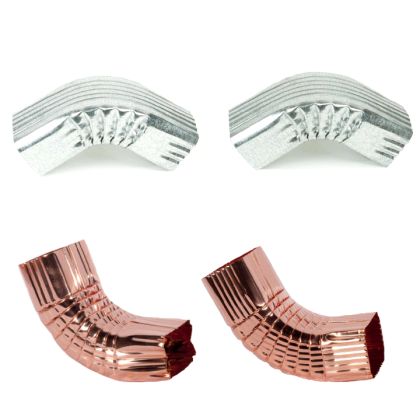Berger Square Corrugated Elbow A-Bend 75 Degrees