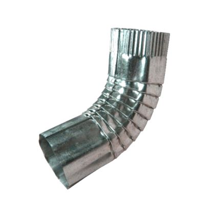 Lakefront Round 75 Degree No.3 Galvanized Steel Elbow Corrugated