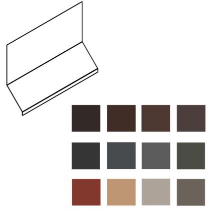 EDCO 1746 Head Wall Flashing Solid 10' 5/carton