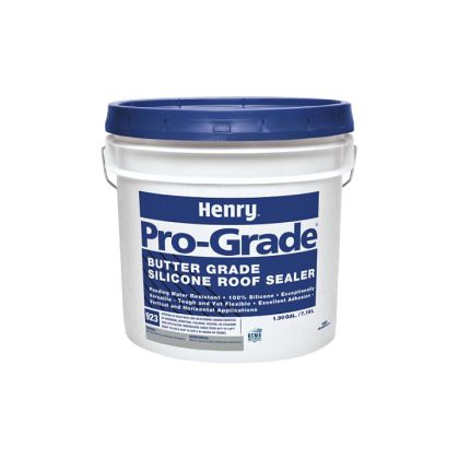 Henry Pro-Grade 923 Butter Grade Silicone Roof Sealer White 2 Gallon