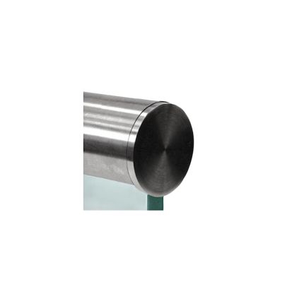 IG Railing Top Rail End Cap Polished Chrome