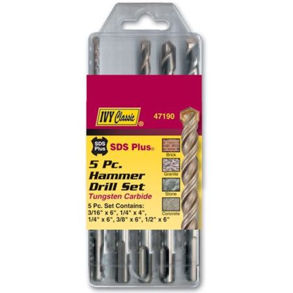 Ivy Classic 47190 SDS Plus Hammer Drill Bit Set