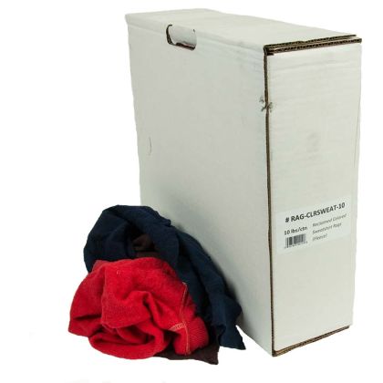C&R Colored Rags 10lb Box