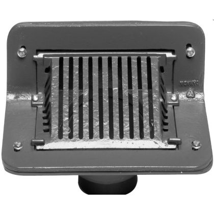 Portals Plus 67321 Cast Scupper Drain System Aluminum 4"