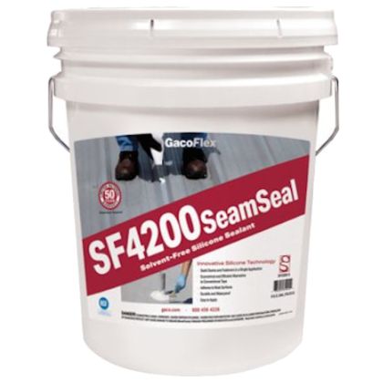 Gaco SF4200 SeamSeal Solvent Free Silicone Sealant 5 Gallon