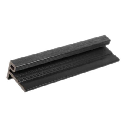 NewTechWood UH50-8-CH European Siding System Composite Siding F-Channel 2.9"x2.09"x8' Hawaiian Charcoal 1pc
