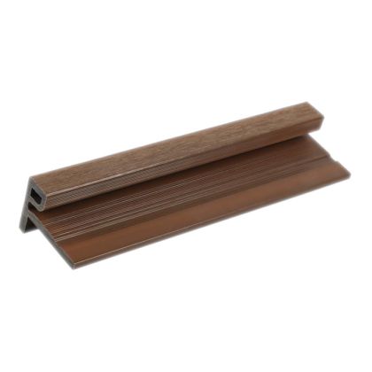 NewTechWood UH50-8-IP European Siding System Composite Siding F-Channel 2.9"x2.09"x8' Brazilian Ipe 1pc