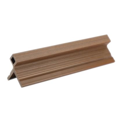 NewTechWood UH51-8-TK European Siding System Composite Siding Outisde Corner Post 2.9"x3.03"x8' Peruvian Teak 1pc
