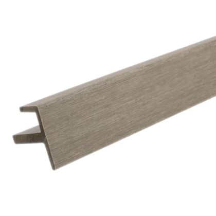 NewTechWood US44-8-AT All Weather System Composite Siding F-Channel 2.2"x2.2"x8' Roman Antique 1pc