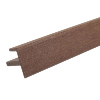 NewTechWood US44-8-IP All Weather System Composite Siding F-Channel 1.8"x1.7"x8' Brazilian Ipe 1pc