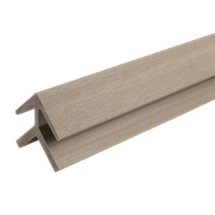 NewTechWood US46-8-AT All Weather System Composite Siding Outside Corner Post 2.31"x2.31"x8' Roman Antique 1pc