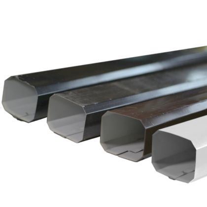 Lakefront Sheet Metal Downspout Square 8 Sided Kynar 10'