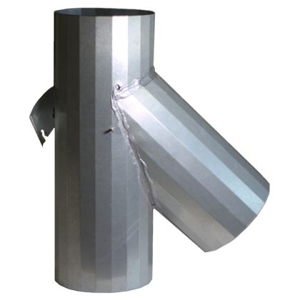 Lakefront Sheet Metal Diverter 5" Galvanized