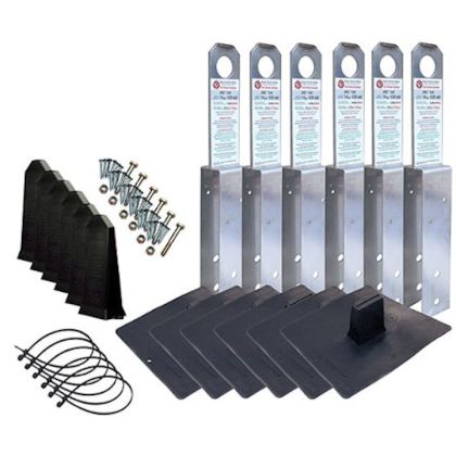 Super Anchor 1001 Anchor Kit ARS 2"x8" Stainless Steel 14ga 6ct