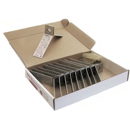 Super Anchor 1019 Anchor Form-It Zinc Plated Steel 14ga 10pcs