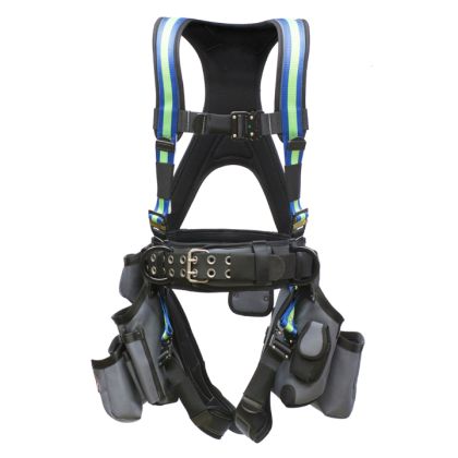 Super Anchor 6151-GSX Deluxe Tool Bag Harness Silver X-Large