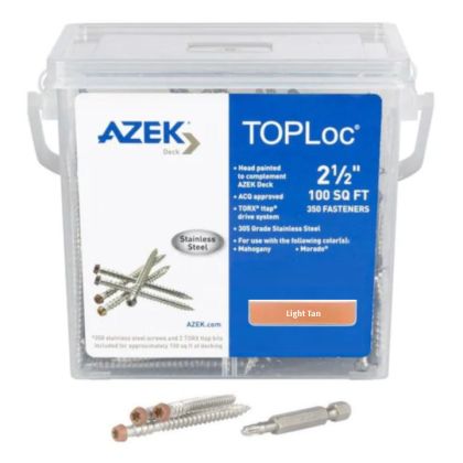 TimberTech ATLOCFAS30DG TOPLoc Fascia Screws For AZEK Dark Gray 30