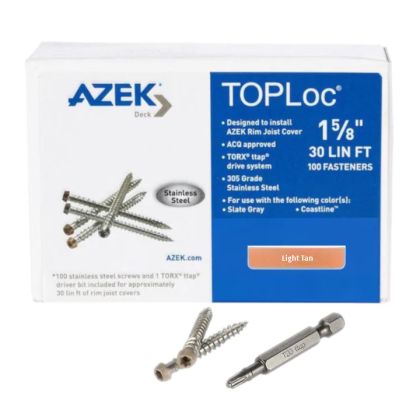 TimberTech ATLOCFAS30DG TOPLoc Fascia Screws For AZEK Dark Gray 30