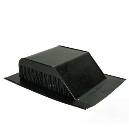 GAF Master Flow Roof Louver Aluminum Slant Back Black