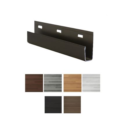 Vesta Steel Siding J Channel HD3 Woodgrain Sand Dollar 0.5