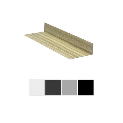 Vesta Steel Siding Inside Corner Block Solid Silver Lining 10'