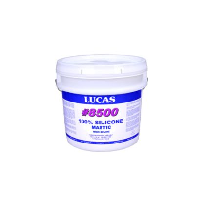 Lucas 8500 100 Percent Silicone Mastic Sealant 2 Gallon White