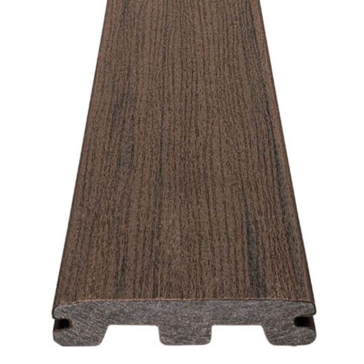 TimberTech PRGV5412 EDGE Prime+ Composite Deck Board Grooved 5.36