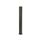 AFCO 175 Series 3"x38" Pre-drilled Cable Corner Post Black