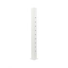 AFCO 175 Series 3"x44" Pre-drilled Cable Corner Post White