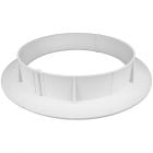 ChemLink F1353 E-Curb Round Two Piece Circle 9" Diameter White
