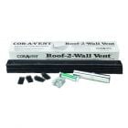 Cor-A-Vent ROOF-2-WALL Roof to Wall Vent 5-1/8"x3/4"x4' 6ct Coravent
