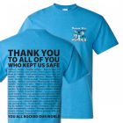 Builders Warehouse COVID-19 Thank You Heroes T-Shirt Medium Blue