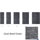 DaVinci MWSFBCGCR Multi-Width Slate Field Bundle 6",7",9",10",12"x18" 28PC/BDL Castle Gray Cool Roof