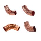Berger Round Elbow 75 Degrees Copper