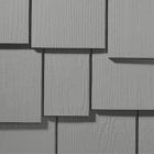 James Hardie HardieShingle Fiber Cement Staggered Siding 15.25"x48" Gray Slate 1pc