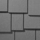 James Hardie HardieShingle Fiber Cement Staggered Siding 15.25"x48" Night Gray 1pc