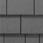 James Hardie HardieShingle Fiber Cement Straight Siding 15.25"x48" Night Gray 1pc