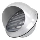 Tamlyn Dome Adjustable Exhaust Vent 4" Pipe Stainless Steel Satin