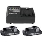 Metabo HPT (Hitachi) UC18YSL3SM 18V Li-Ion Starter Kit 3.0Ahx2