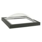 VELUX FXG 225465 0A1A1S Skylight Double Dome Fixed Curb Mount Low E 25 1/2"x49 1/2" Clear/Clear