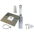 Super Anchor ARS Tile Roof Kit 14ga with Gray Stem Cover 1ct