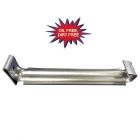 US Aluminum 6RH1 Double Rib Hanger with Clip Oil Dirt Free 6" 100ct