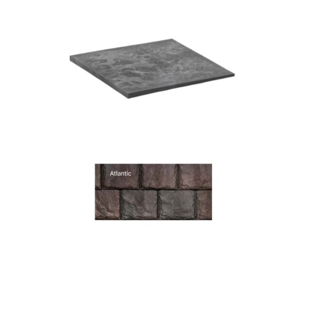Brava Slate 2.0 Tile Starter 12" X 12" Atlantic 10/bundle