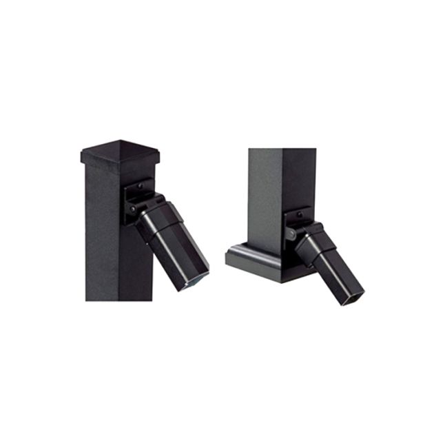 AFCO 300 Series Adjustable Stair Rail Hardware Mounting Kit Black